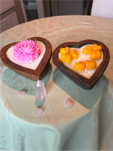 VELAS EN MADERA